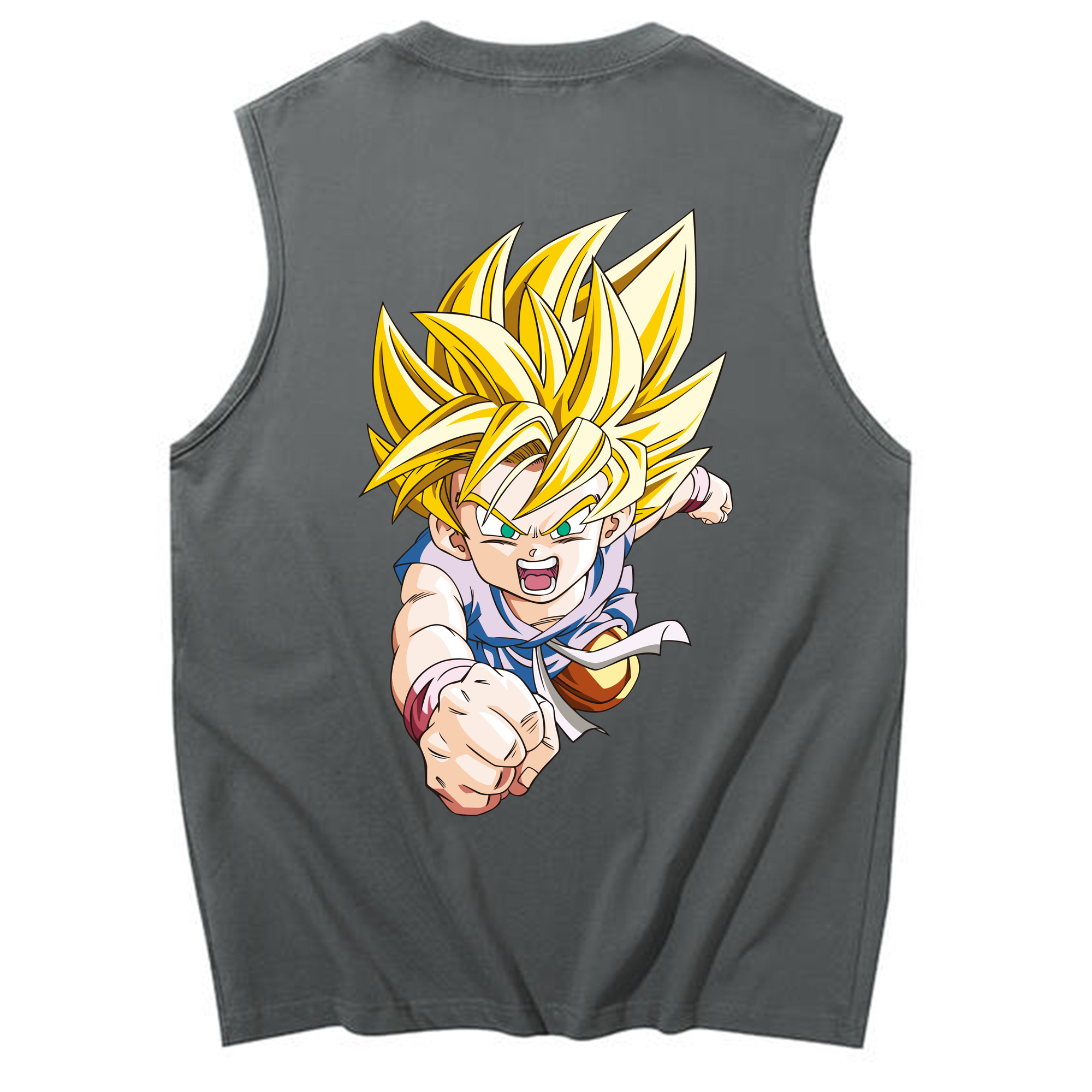 （画像用） ドラゴンボール ベジット DRAGON BALL Vegetto コットン100％タンクトップ（背面プリント）
